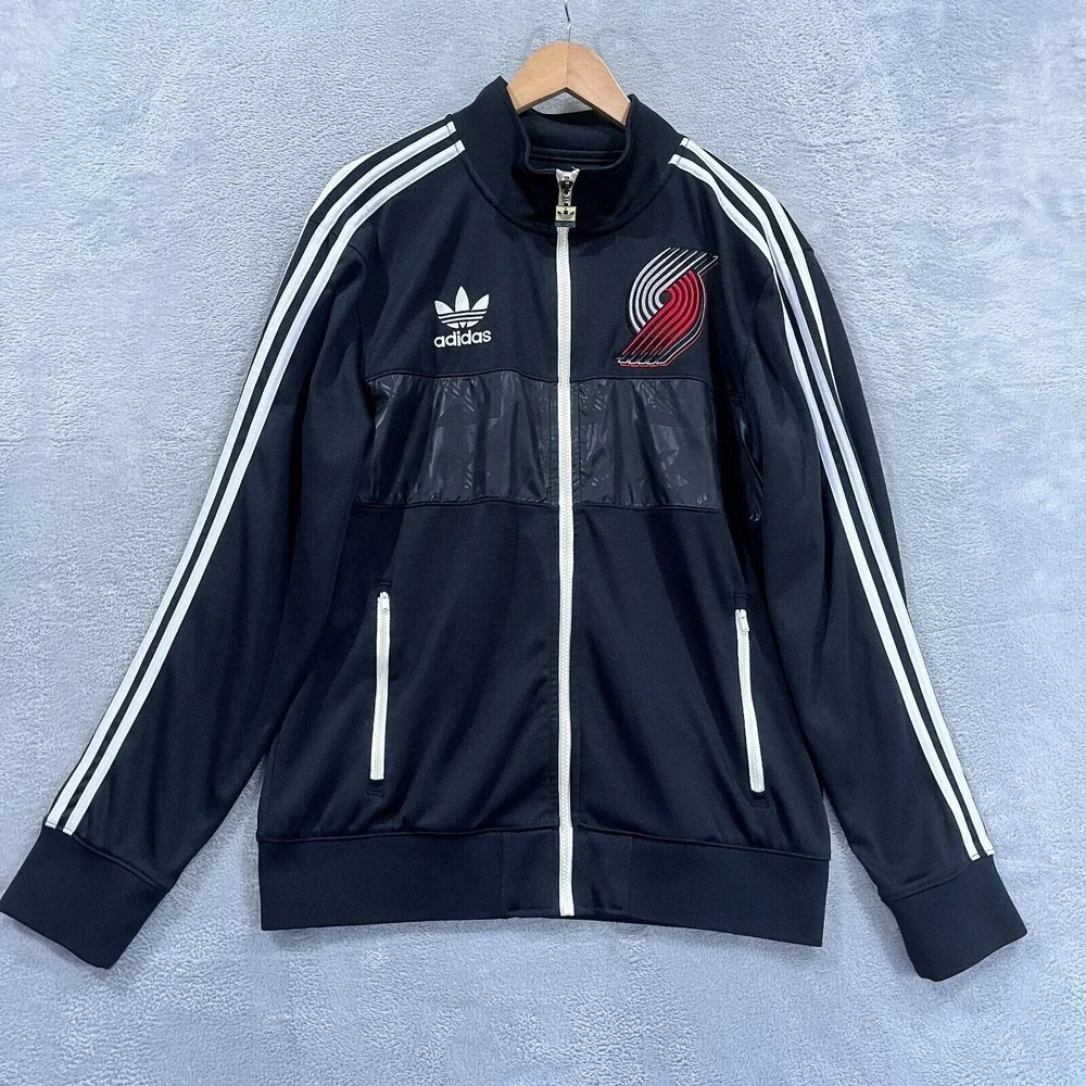 Adidas Portland TrailBlazers Track Jacket Men's‎ M Embroidered Y2K NBA